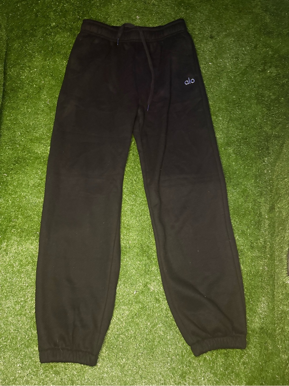 ALO Yoga Men Black Fleece Sweatpants